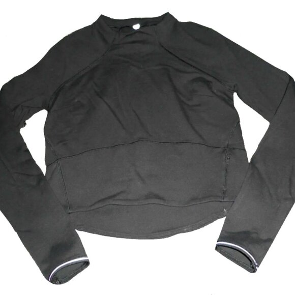 Lululemon Hill And Valley Mock Neck Long Sleeve Reflective Pullover Top - Picture 10 of 16